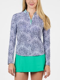 Sofibella Women's Green Spirit Half Zip