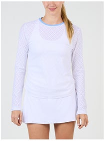 Sofibella Women's Spring Tide Mesh Long Sleeve