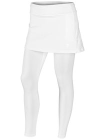 Sofibella Women's Warmer Skirt Legging - White