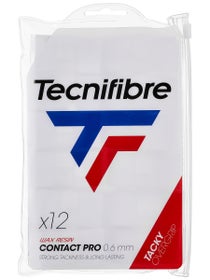 Tecnifibre ATP Pro Contact Overgrip 12 Pack White