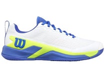 Wilson Rush Pro 4.5 White/Blue/Yellow Men's Shoes
