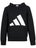 adidas Boy's Fall Big Logo Fleece Hoodie Black S