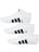 adidas Men's Cushioned 4.0 3-Pack No Show Socks White