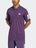 adidas Men's Fall Club 3 Stripes Polo Plum XXL