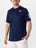 adidas Men's Summer Club 3-Stripe Top Navy S