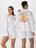 Ace The Moon Unisex Good Ball Crewneck White XL