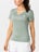 adidas Women's Spring V-Neck Top Sage S