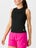 Bjorn Borg Wms Fall Ace Pocket Rib Tank Black M