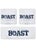 BOAST Men's Fall Headband/Wristband Set Wh/Navy