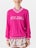 PK1/Bubble Wms Hatton Pickleball Sweater Pink S
