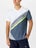 KSwiss Men's Peacoat Influx V-Neck Top Multi S