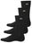 Lacoste Men's Fall Crew Classic Socks Black M