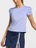 LIJA Women's Born to Play Signet Top Periwinkle XS