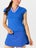 LIJA Women's Court Crush Triumph Top Cobalt XL