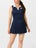 Lacoste Wms Heritage Technical Dress Navy 34 (2)