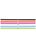 Nike Flex Classic Slim Headbands 6 Pk - Volt/Pink/White