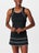 Sofibella Wms Mystic Sunrise Scallop Tank Black XS