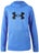 Under Armour Boy Fall Logo Hoodie Blue Atlantis XL