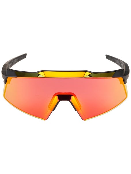 100% Aerocraft Soft Tact Black HiPER Red Mirror Lens