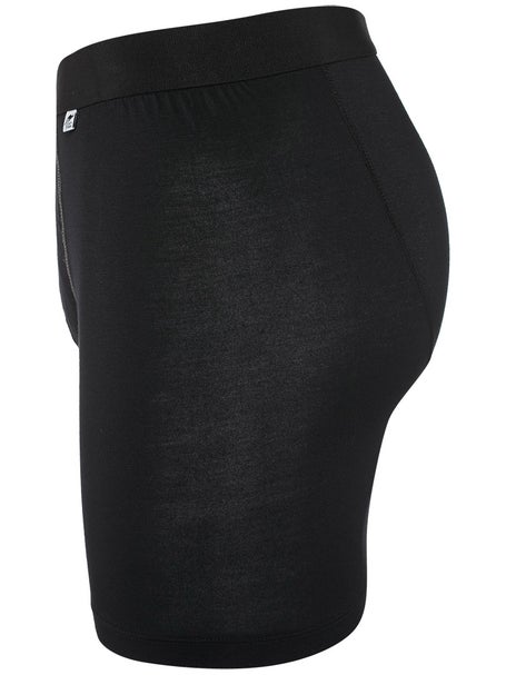 2UNDR Mens Swing Shift 6 Boxer Brief- Black
