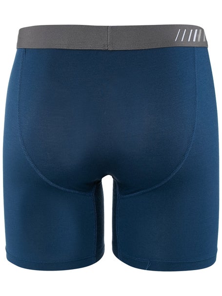 2UNDR Mens Swing Shift 6 Boxer Brief- Navy