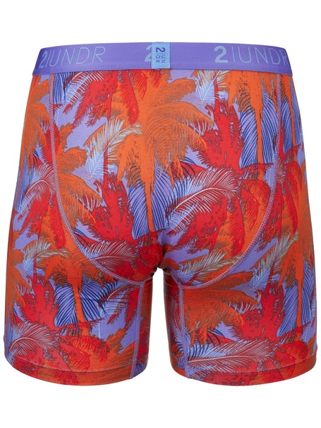 2UNDR Mens Swing Shift 6 Boxer Brief- Sunburn