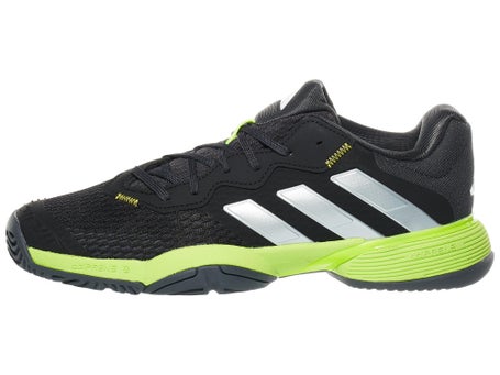 adidas Barricade K Black/Lucid Lemon Junior Shoes 