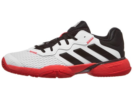 adidas Barricade K White/Black/Red Junior Shoes
