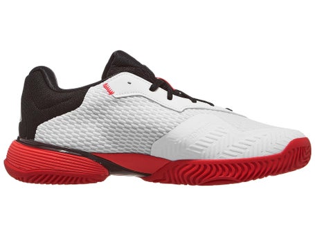 adidas Barricade K White/Black/Red Junior Shoes