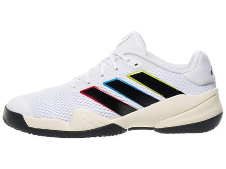 adidas Barricade K White/Black/Cream Junior Shoes