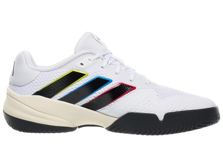 adidas Barricade K White/Black/Cream Junior Shoes