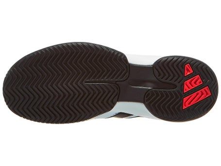 adidas Barricade K White/Maroon/Grey Junior Shoes