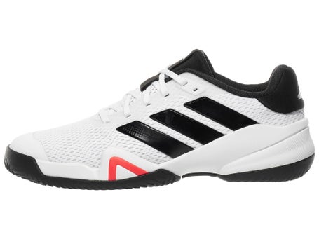 adidas Barricade K White/Black/Red Junior Shoes
