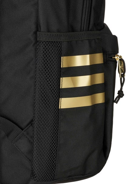 adidas Classic 3 Stripe Backpack Black/Gold