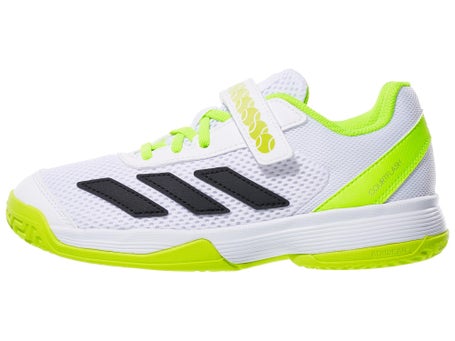 adidas Courtflash K Comfort Wh/Lemon Junior Shoes