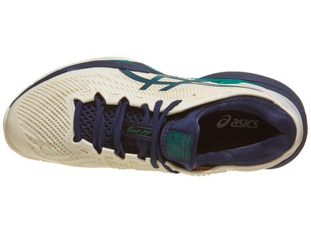Asics Court FF 3 Cream/Jasper Green Mens Shoes
