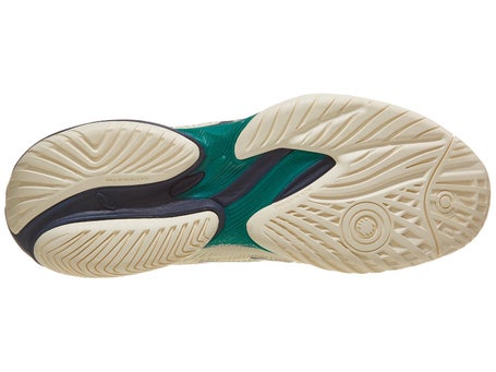 Asics Court FF 3 Cream/Jasper Green Mens Shoes
