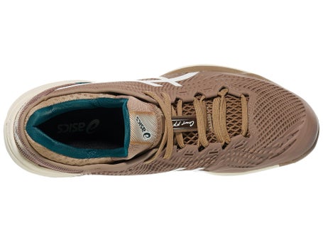 Asics Court FF 3 Taupe Grey/White Mens Shoes