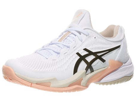 Asics Court FF 3 White/Black Coffee Womens Shoes