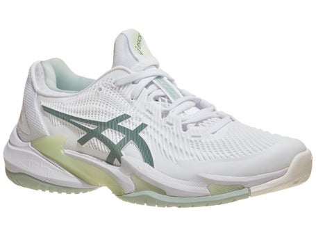 Asics Court FF 3 White/Lichen Rock Womens Shoes