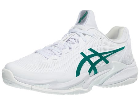 Asics Court FF 3 Novak Wh/Pitch Green Mens Shoes