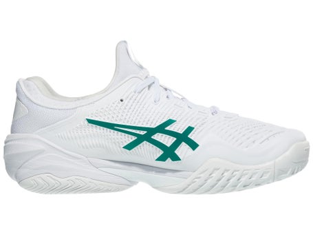Asics Court FF 3 Novak Wh/Pitch Green Mens Shoes