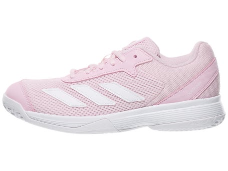 adidas Courtflash K Distilled Pink/White Junior Shoes