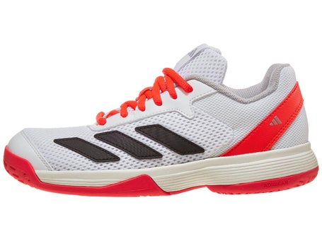 adidas Courtflash K White/Black/Red Junior Shoes