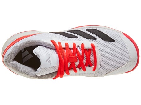 adidas Courtflash K White/Black/Red Junior Shoes