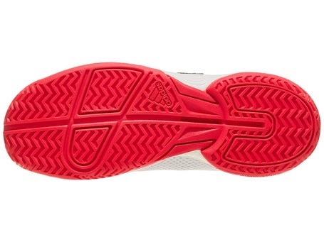 adidas Courtflash K White/Black/Red Junior Shoes