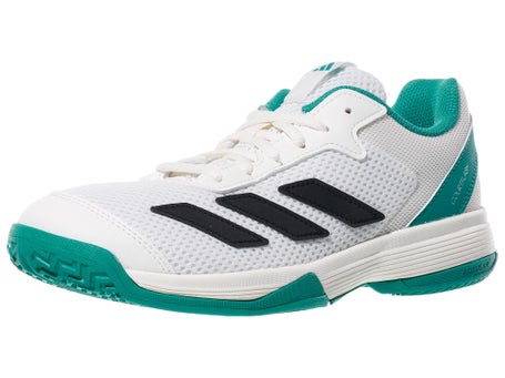 adidas Courtflash K White/Teal/Black Junior Shoes