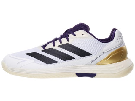 adidas Defiant Speed 2 White/Black/Plum Mens Shoes