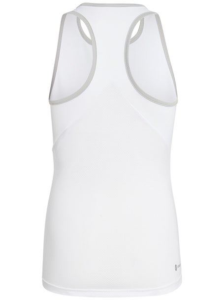 adidas Girls Core Club Tank - White