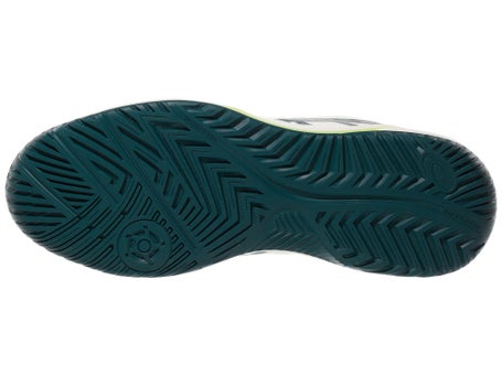 Asics Dedicate 8 Mens Pickleball Shoes - Cream/Teal